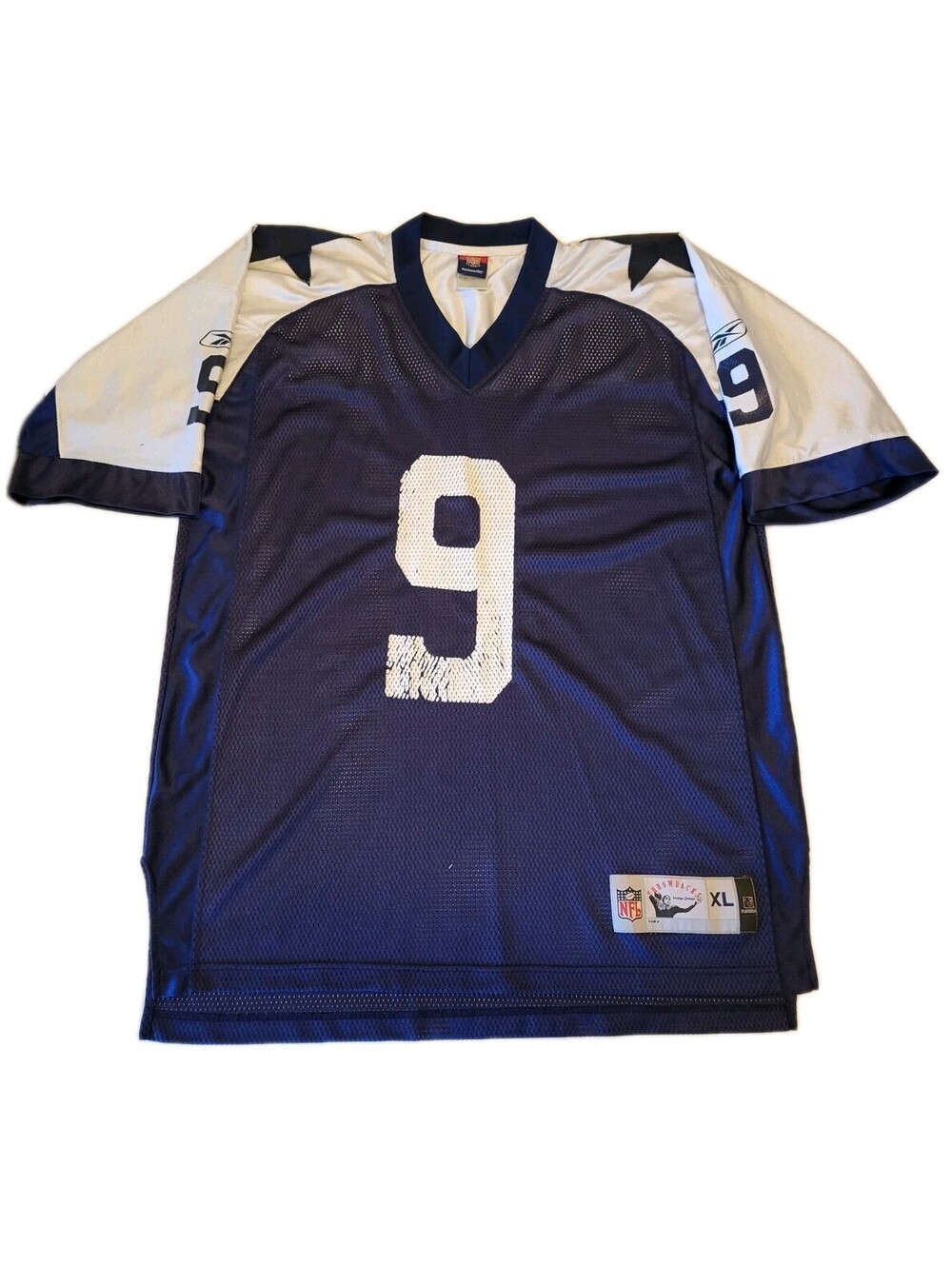 Dallas Cowboys Adult Sz Tony Romo #9 Reebok Classic Throwback Blue/White Jersey